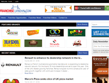 Tablet Screenshot of franchiselondon.com